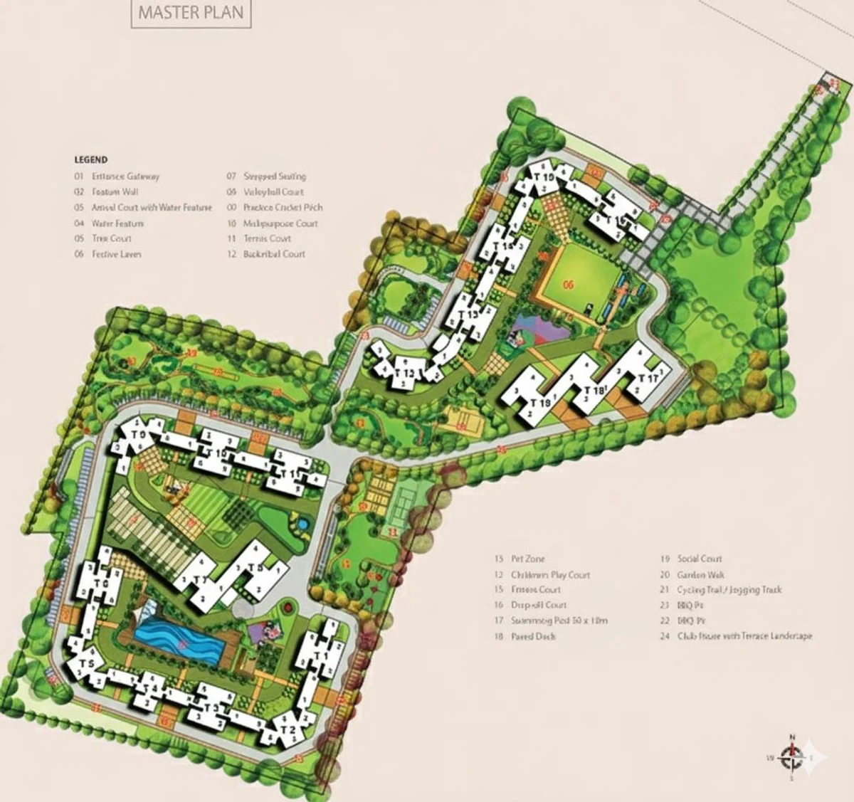 Master plan of Ramky Fortuna